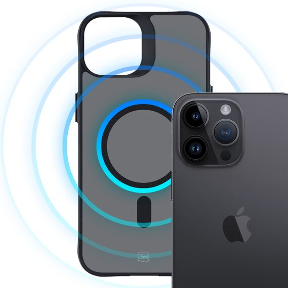3mk Smoke MagCase with MagSafe for iPhone 14 Pro - Semi-transparent