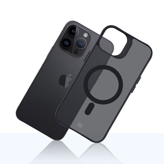 3mk Smoke MagCase with MagSafe for iPhone 14 Pro - Semi-transparent