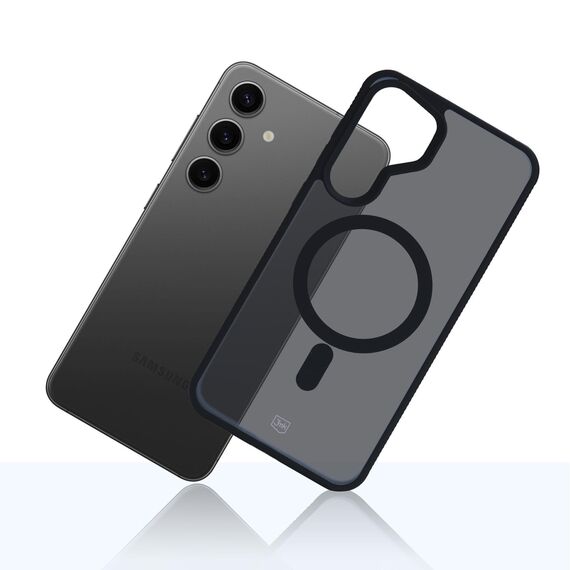 3mk Smoke MagCase with MagSafe for Samsung Galaxy S24 - semi-transparent