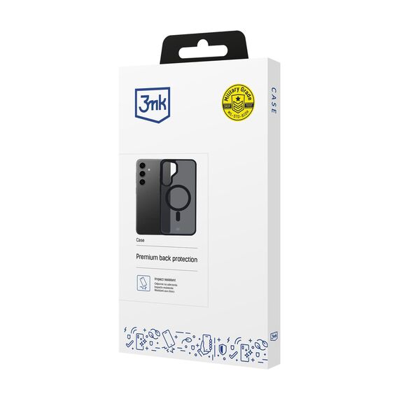 3mk Smoke MagCase with MagSafe for Samsung Galaxy S24 - semi-transparent