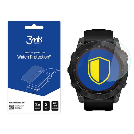 Tempered Glass 3mk Watch Protection FlexibleGlass for Garmin Fenix ​​7X (51mm) - Accessories - Smartwatches & Accessories - Techbox