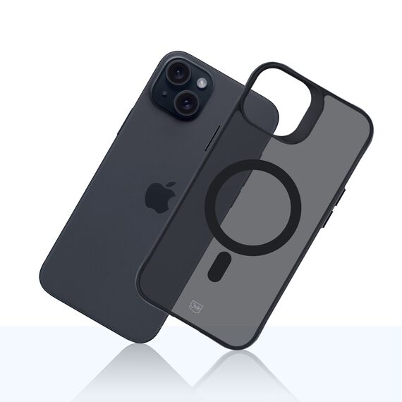 3mk Smoke MagCase with MagSafe for iPhone 15 Plus - semi-transparent