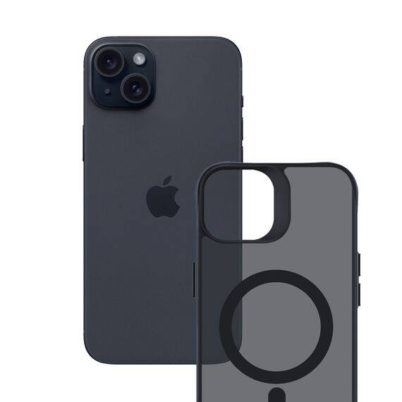 3mk Smoke MagCase with MagSafe for iPhone 15 Plus - semi-transparent