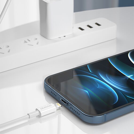 Dudao L6X USB-C - Lightning PD 20W 1m Cable - White - Cables & Adapters - Cables & Accessories - Techbox