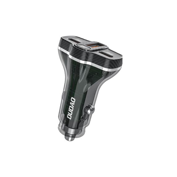 Dudao R78 78W Car Charger USB-C PD / 2xUSB-A QC - Black | Techbox