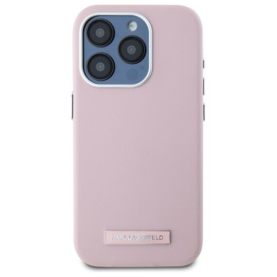 Karl Lagerfeld KLHMP15XPGMSRPP iPhone 15 Pro Max 6.7" pink hardcase FW Metal Plate MagSafe - Uncategorized Cases (2) - Cases - Techbox