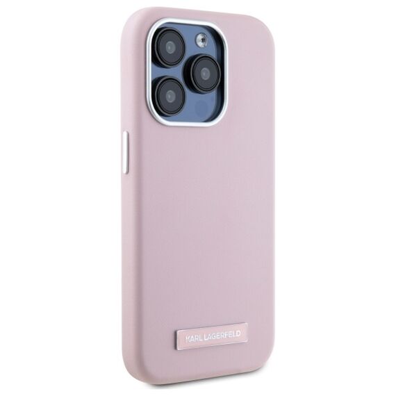 Karl Lagerfeld KLHMP15XPGMSRPP iPhone 15 Pro Max 6.7" pink hardcase FW Metal Plate MagSafe - Uncategorized Cases (2) - Cases - Techbox