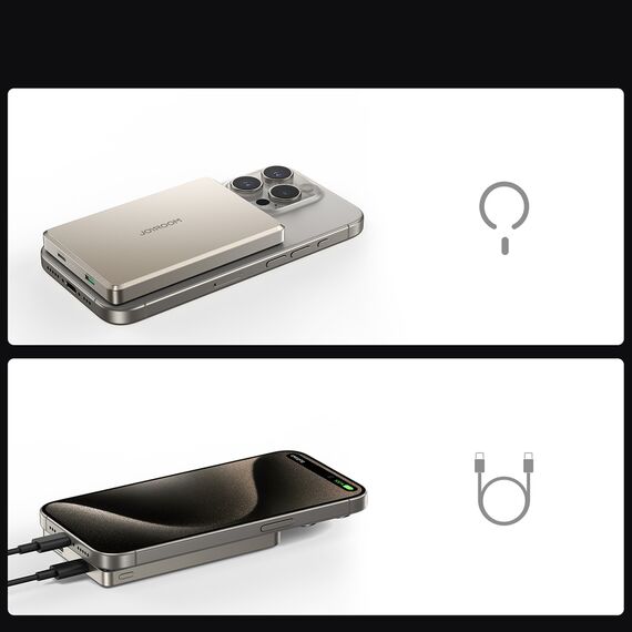 Joyroom JR-PBM08 Pro 10000mAh Ultra-Thin Powerbank - Titanium | Techbox