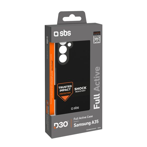 SBS D3O Full Active Case for Samsung Galaxy A35 - Black - Uncategorized Cases (2) - Cases - Techbox