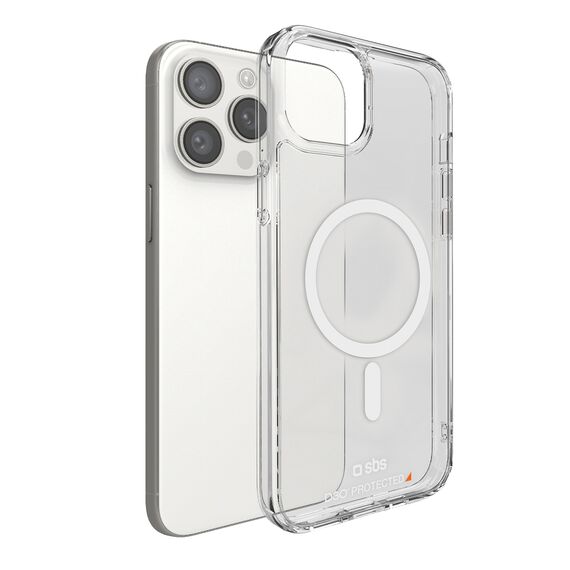 SBS D3O MagSafe Case for iPhone 15 Pro Max - Clear - Uncategorized Cases (2) - Cases - Techbox