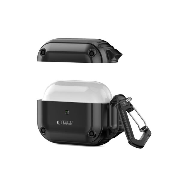 TECH-PROTECT ROUGH HOOK Apple AIRPODS PRO 1 / 2 BLACK - Smartphone Accessories - Cables & Accessories - Techbox