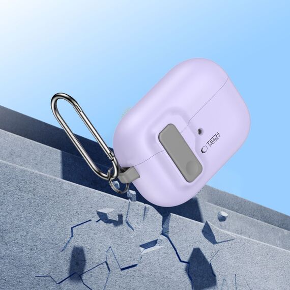 Tech-Protect Slim Hook Case with Carabiner for Apple AirPods Pro 1 / 2 - Purple | Techbox