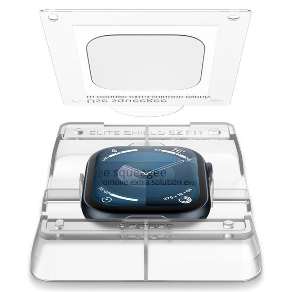 Spigen ELITE SHIELD HYBRID GLASS ”EZ FIT” 2-PACK Apple Watch 10 (46 MM) CLEAR - Accessories - Smartwatches & Accessories - Techbox
