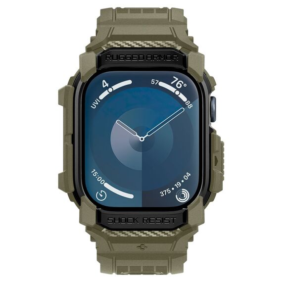 Spigen Rugged Armor ”Pro” Strap for Apple Watch 10 (46MM) - Green | Techbox