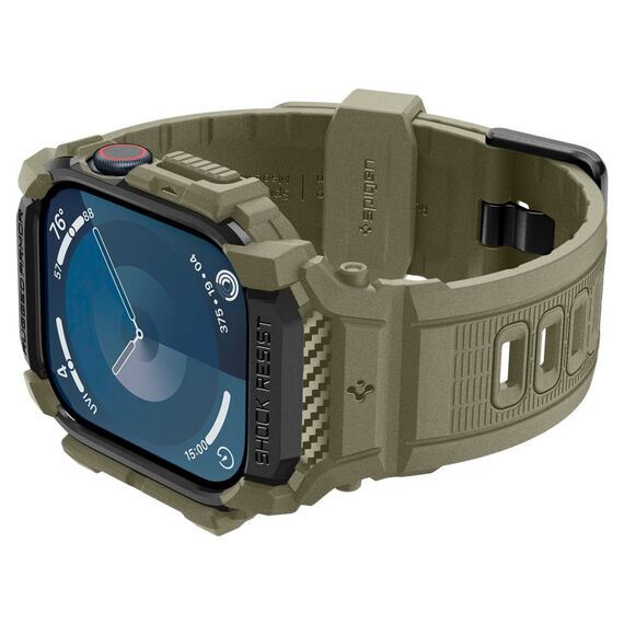 Spigen Rugged Armor ”Pro” Strap for Apple Watch 10 (46MM) - Green | Techbox