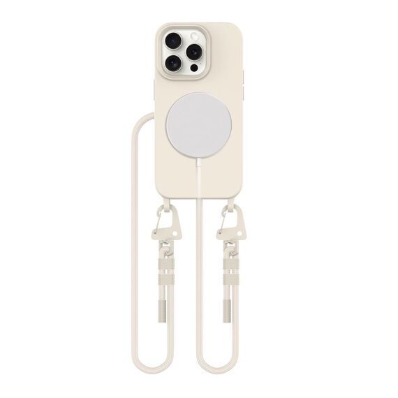 TECH-PROTECT MAGNECKLACE MAGSAFE IPHONE 15 PRO COSMIC LATTE - Uncategorized Cases (2) - Cases - Techbox