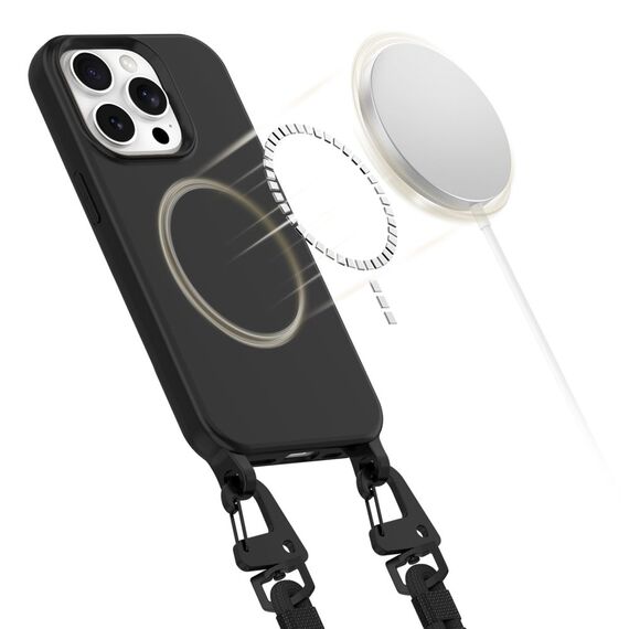 TECH-PROTECT MAGNECKLACE MAGSAFE IPHONE 15 PRO BLACK - Uncategorized Cases (2) - Cases - Techbox