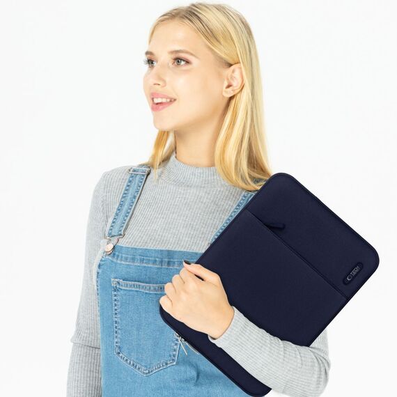 Tech-Protect Sleeve Laptop 13-14 Case - Navy Blue | Techbox