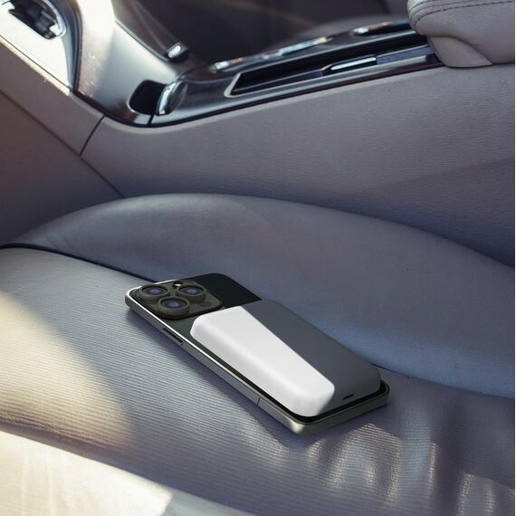 Wozinsky WRW349YWS 10,000 mAh Magnetic Power Bank - White | Techbox