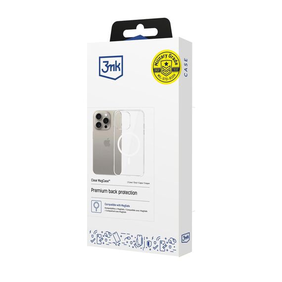 3mk Clear MagCase Case for Apple iPhone 15 Pro Max - Transparent | Techbox