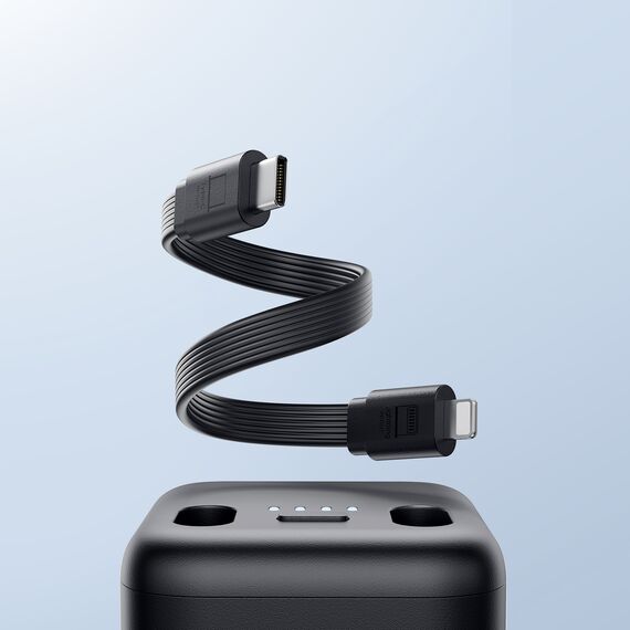 Joyroom JR-W13 5000mAh Wireless Power Bank for Apple Watch + USB-C and Lightning – Black | Techbox