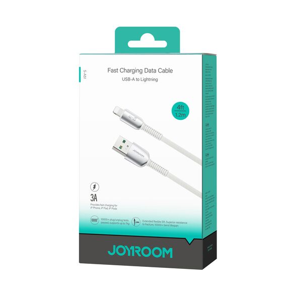 Joyroom S-A51 Cutting-Edge Series 3A USB-A - Lightning cable 1.2m - light gray | Techbox