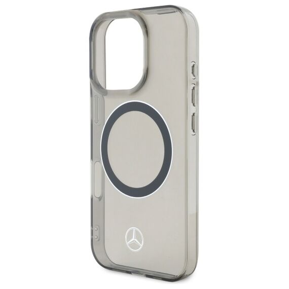 Mercedes Silver Ring MagSafe iPhone 16 Pro Max Case - Black | Techbox