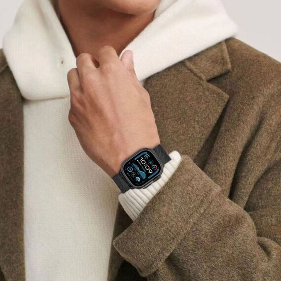 TECH-PROTECT MILANO Apple Watch 6 / 7 / 8 / 9 / 10 / SE / ULTRA 1 / 2 (44 / 45 / 46 / 49 MM) TITANIUM - Accessories - Smartwatches & Accessories - Techbox