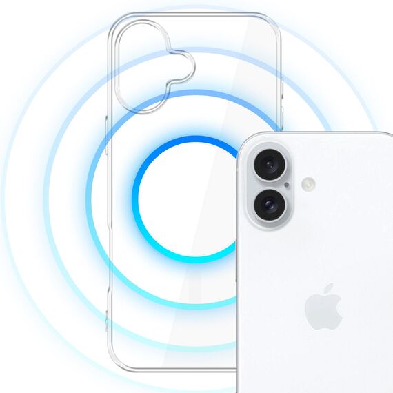 3mk Clear MagCase for Apple iPhone 16 - transparent