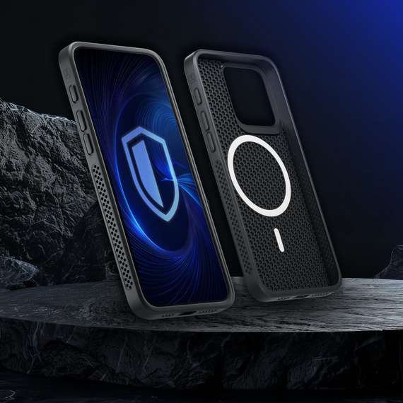3mk COOLing MagCase Case for Apple iPhone 15 Pro - Black - Uncategorized Cases (2) - Cases - Techbox