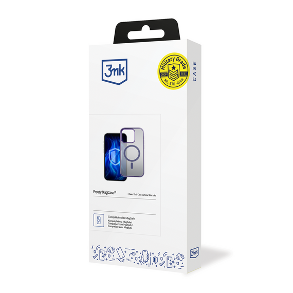 3mk Frosty MagCase Purple Case for Apple iPhone 13 Pro - purple - Uncategorized Cases (2) - Cases - Techbox