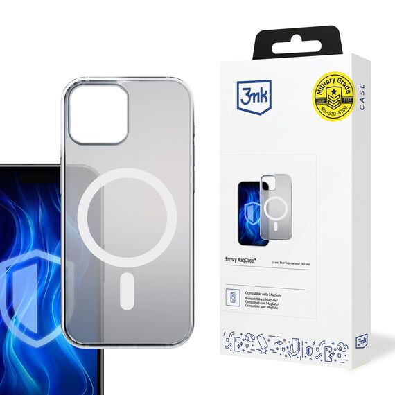 3mk Frosty MagCase White Case for Apple iPhone 12 Pro Max - white - Uncategorized Cases (2) - Cases - Techbox