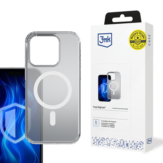 3mk Frosty MagCase White Case for Apple iPhone 15 Pro Max - white - Uncategorized Cases (2) - Cases - Techbox