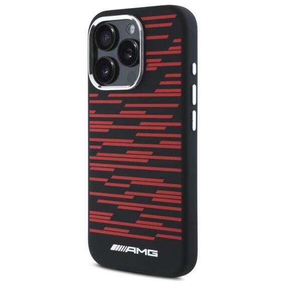 AMG Silicone Graphics MagSafe case for iPhone 16 Pro - black | Techbox