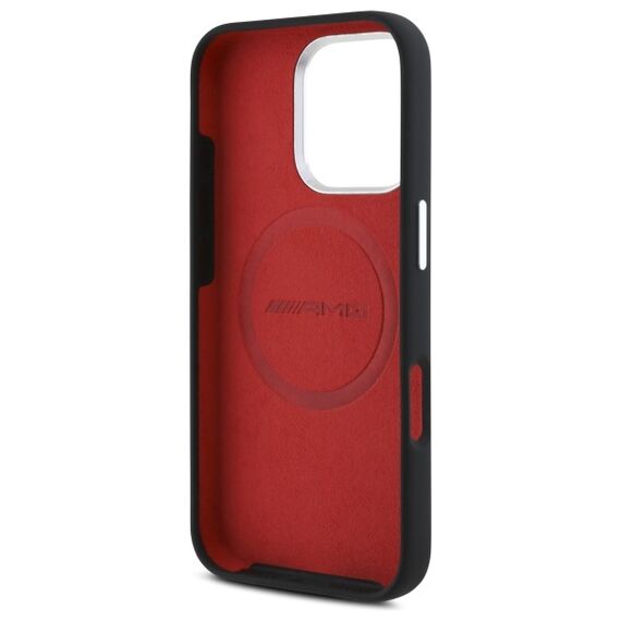 AMG Silicone Graphics MagSafe case for iPhone 16 Pro - black | Techbox