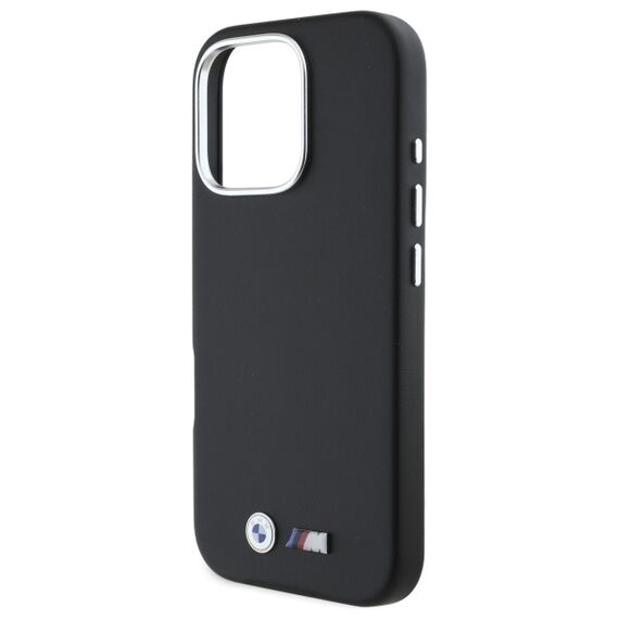 BMW M Smooth Full Wrapped Metal MagSafe Case for iPhone 16 Pro - Black | Techbox