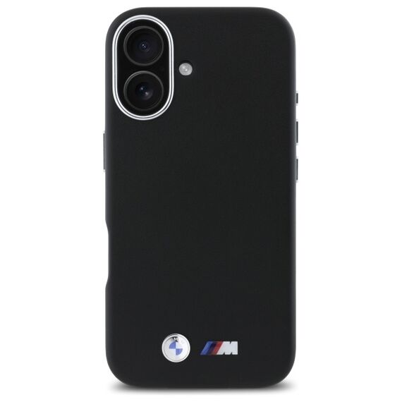 BMW M Smooth Full Wrapped Metal MagSafe iPhone 16 Case - Black | Techbox