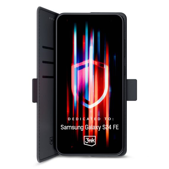 3mk Wallet Case for Samsung Galaxy S24 FE - Black | Techbox