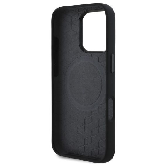 BMW BMHMP16X23SROK iPhone 16 Pro Max 6.9" black/black hardcase M Silicone Printed Ring MagSafe - Apple Cases - Cases - Techbox