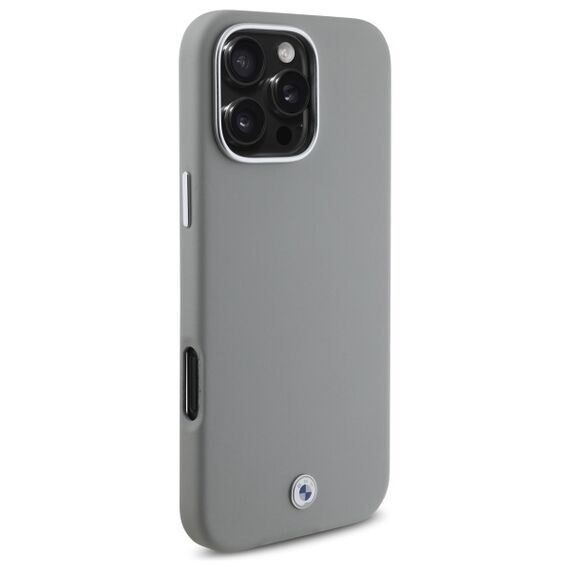 BMW Sign Full Wrapped Metal MagSafe Case for iPhone 16 Pro Max - Gray | Techbox