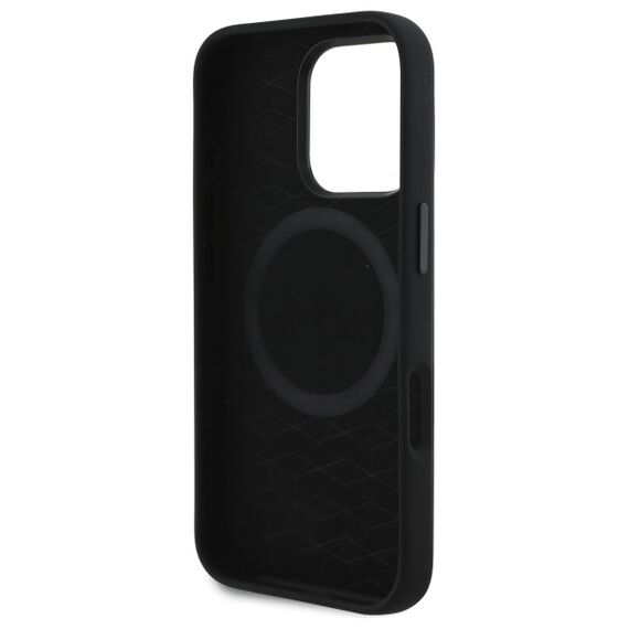 BMW BMHMP16L23SCUK iPhone 16 Pro 6.3" black/black hardcase Silicone Cut Tricolor Lines MagSafe - Apple Cases - Cases - Techbox