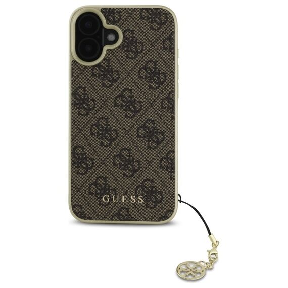 Guess 4G Charms Collection case for iPhone 16 - brown | Techbox