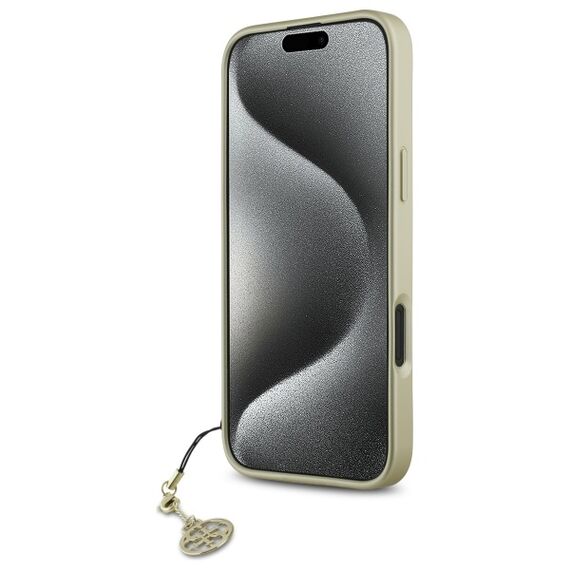 Guess 4G Charms Collection case for iPhone 16 - brown | Techbox