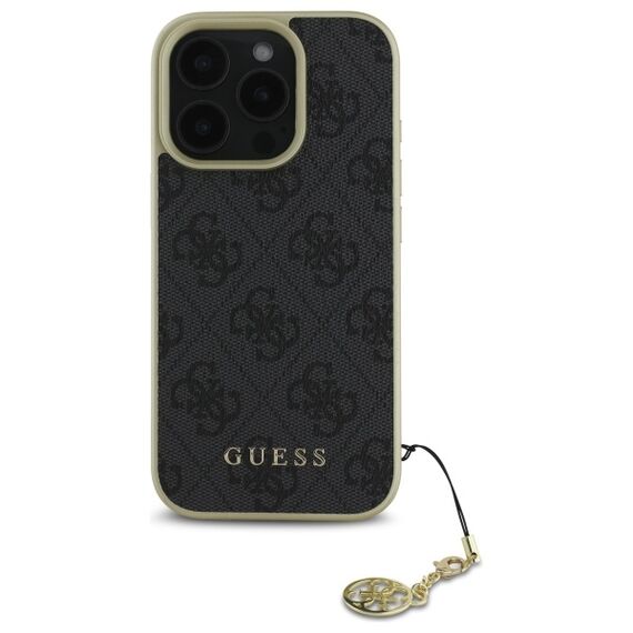 Guess 4G Charms Collection case for iPhone 16 Pro - black | Techbox