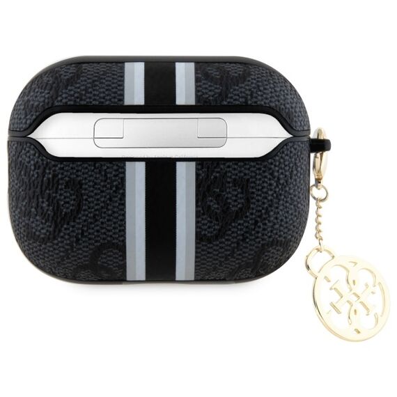 Guess GUAP2P4RPSK AirPods Pro 2 (2022/2023) cover black/black 4G Printed Stripes Charm - Smartphone Accessories - Cables & Accessories - Techbox