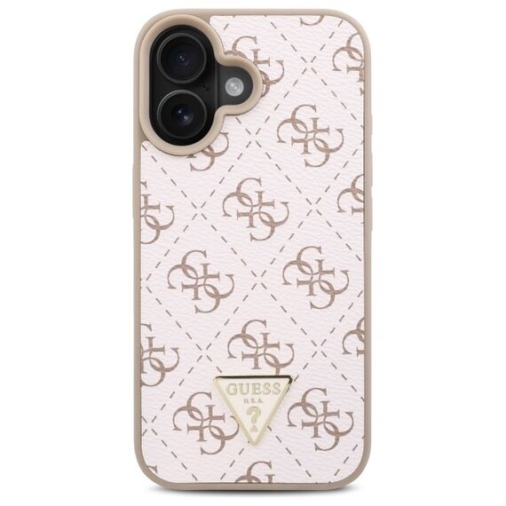 Guess New 4G Triangle Case for iPhone 16 Plus - White | Techbox