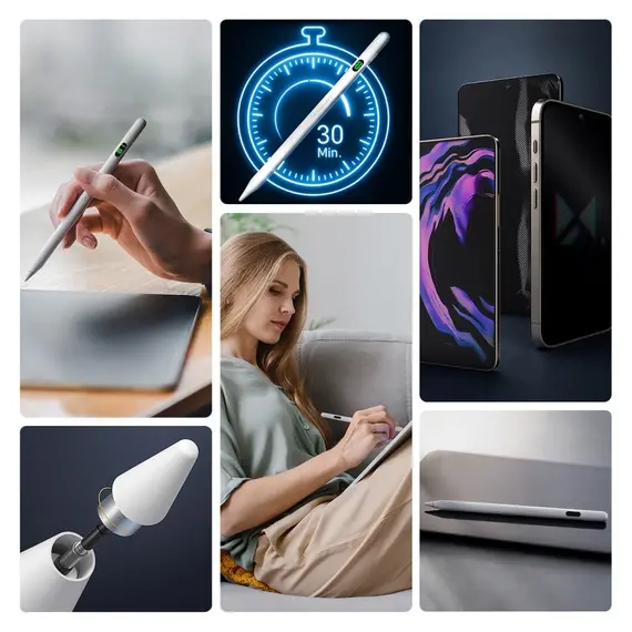 Wozinsky Stylus Universal Active Stylus (Android and iOS) - White | Techbox