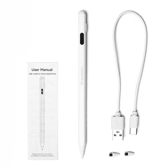 Wozinsky Stylus Universal Active Stylus (Android and iOS) - White | Techbox