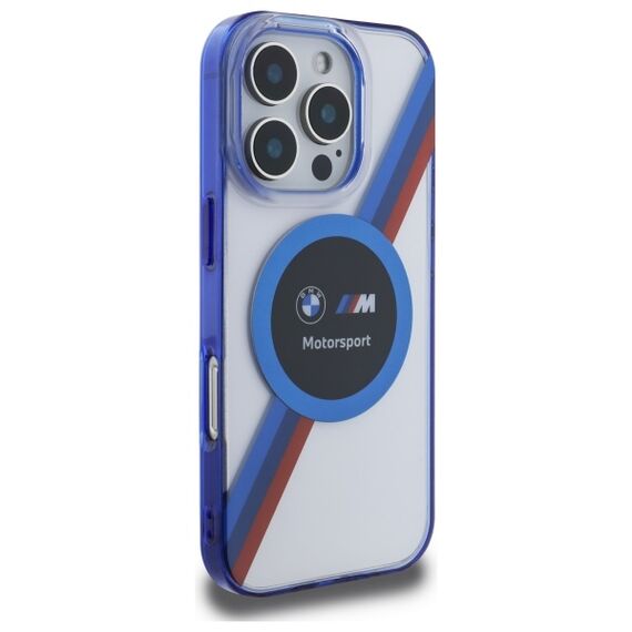 BMW BMHMP16X23HTPUT iPhone 16 Pro Max 6.9" transparent hardcase Motosport IML Circle MagSafe