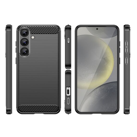 Carbon Case for Samsung Galaxy S25+ - Black - Samsung Cases - Cases - Techbox